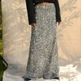 thumbnail image 2 of Inleife Fashion Women's Casual Skirt Solid Outing High Waisted Party Skirts Silver S, 2 of 7