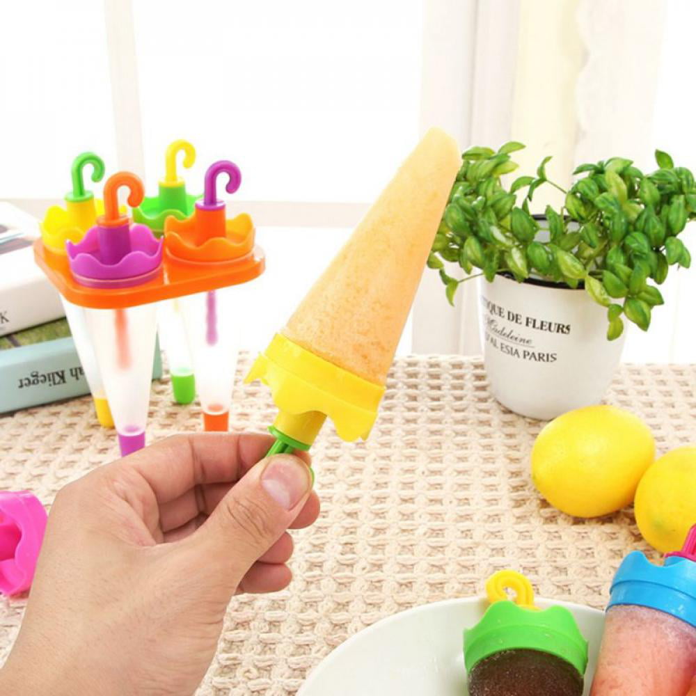 8 Cells DIY Popsicle Molds Ice Cream Yogurt Reusable Eco-Friendly Kitchen Tools 
