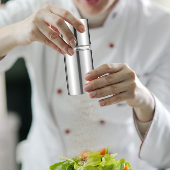 Ikoopy Manual Stainless Steel Nutmeg Grinder Mill Ergonomic Adjustable Nutmeg Powder Spice Mill for Home Kitchen Restaurant