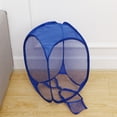 thumbnail image 5 of GOOHOCHY Toy Storage Basket Blue Mesh for Students Easy Open 2Pcs, 5 of 8