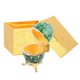 thumbnail image 1 of Huevo de Pascua esmaltado organizador de joyas Zhivalor decoración manualidades verde, 1 of 8