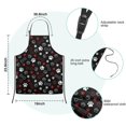 thumbnail image 7 of Paw Prints and Bones Kids Aprons for Girls and Boys,Adjustable Neck Strap Toddler Aprons for Kids Cooking Baking, 7 of 7
