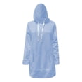 thumbnail image 5 of Oversized Hoodie Dress Women, Long Sweatshirt Hooded Dress with Pockets, Women's Casual Pullover, Limited Time Offer, 5 of 6