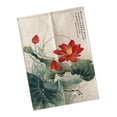 thumbnail image 4 of 1x Cortinas Decoración de Te suave Pájaro y Loto-85x150cm Sunnimix Cortina de Noren japonesa, 4 of 8