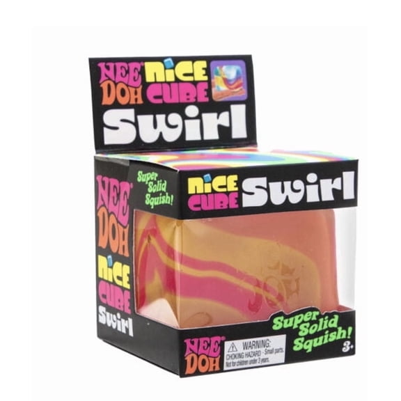 Nee Doh Nice Cube Swirl cube/ ball , stress reliver sensory fidget , (1 chosen at random)