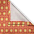 thumbnail image 3 of Ambesonne Vibrant Kitchen Curtains, Colorful Squarcles, 55"x39", Dark Coral Mustard, 3 of 3