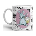 thumbnail image 2 of Easter Bunny Egg Basket Rabbit Coffee Tea Ceramic Mug Office Work Cup Gift, 2 of 3