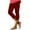 Red, variant on EHRWE Womens Leggings Ladies High Waisted Stretchy Capri Leggings Summer Beach Casual Exercise Yoga Pants With Eyelet Lace Detail Soft Leggings For Women