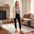 thumbnail image 2 of Ecetana Halloween Slippers for Women Holiday Fluffy Warm Fleece Slippers Indoor Bedroom House Shoes, 2 of 7
