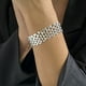 thumbnail image 2 of , Vintage Simple Oficina Aleación clásica, 16 cm / 6.2 pulgadas Punk Moda Mano Cadena Brazalete res Damas res res Plata Sunnimix Pulsera ancha, 2 of 8