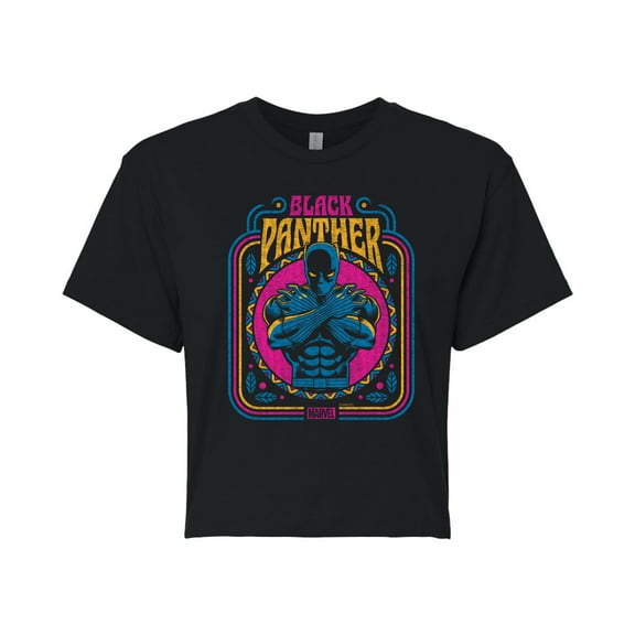 Marvel Black Panther - Bright - Juniors Cropped Tee