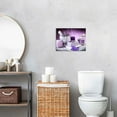 thumbnail image 3 of Purple Bathroom Decor Wall Art Lavender Spa Pictures Zen Spiritual Relax Calm Canvas Prints Painting Modern Framed Artwork for Home Bedroom Living Room Yoga Meditation Room 16"x12", 3 of 6