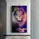 thumbnail image 1 of Pintura de diamantes 5D DIY, punto de cruz, León, Animal salvaje, Rey León, arte de pared, bordado de diamantes, decoración del hogar, WE738, 1 of 3