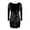 Black, variant on Women's Long Sleeve Black Sequin Dress Women Formal Dress Sequin Party Dresses for Women