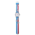 thumbnail image 1 of 1pc Student Time Clock Wristwatch Children's Football Pattern Quartz Watch, 1 of 7