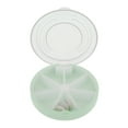 thumbnail image 2 of Unique Bargains 1 Pc Pill Case 7 Grid Round Pill Box Green, 2 of 6