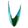 thumbnail image 3 of Hamaca antigravedad para yoga aéreo, Fitness, agarre colgante, inversión, trapecio, columpio (azul y verde) NikouMX Deportes, 3 of 8