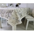 thumbnail image 2 of XmhyTop-A black printed Small Fresh Countryside Style Tablecloth, Home Tea Table Cover, Crochet Lace (160 * 140cm), 2 of 4