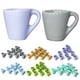 thumbnail image 1 of Gwong Juguete 10pcs Dollhouse Mini Mini Taza Play Play Accesorios de cocina DIY Crafts Props Juguete para niños Gwong 30007552, 1 of 7