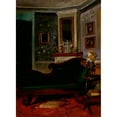 thumbnail image 3 of Robert Wilhelm Ekman 11x14 Black Modern Framed Museum Art Print Titled - Green Sofa, 3 of 5