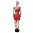 thumbnail image 5 of Yuemengxuan Female Solid Color Fashionable U-Neck Sleeveless One-Piece See-Through Sundress, 5 of 6
