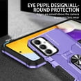 thumbnail image 6 of Dteck for Samsung Galaxy A15 5G Phone Case, Shockproof Built Magnetic Ring Kickstand Durable Military Grade Heavy Duty  Phone Case for Galaxy A15 Cover Case, Purple, 6 of 11