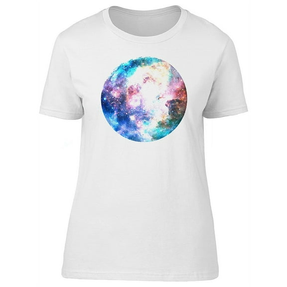 Galaxy Planet Made Of Stars T-Shirt Women -Image by Shutterstock, Female x-Large