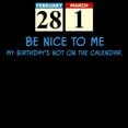 thumbnail image 3 of CafePress - Be Nice To Me, My Birthday's - Women's Dark Pajamas, 3 of 4