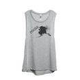 thumbnail image 1 of Thread Tank Home Roots State Alaska AK Women's Sleeveless Muscle Tank Top Sport Grey Small, 1 of 4