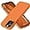 Bright Orange, variant on Compatible with iPhone 12 Pro Max Case, Soft Liquid Silicone Full Body Protective Slim Case with [Anti-Scratch Microfiber Lining] [Camera Protective] [Support Wireless Charging] - Lavender Grey