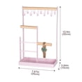 thumbnail image 4 of Soporte para collares ProCase de 4 niveles, color rosa, 20 x 10 x 32 cm, 4 of 9