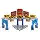 thumbnail image 1 of Juguete Modelo de Garaje de Tren de Madera DIY para Colección Preescolar Duradero Macarena Garaje de la estación, 1 of 8