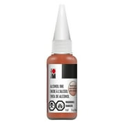 Razzle Dazzle Metallic-copper Marabu Alcohol Ink - Fast Drying For Resin, Polymer Clay, Stone, Leather, Highly Saturated, Extremely Vibrant And Versatile, Acid-Free, Dye-Based, And Transparent Ink