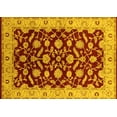 thumbnail image 1 of Ahgly Company Indoor Rectangle Oriental Yellow Traditional Area Rugs, 5' x 8', 1 of 4