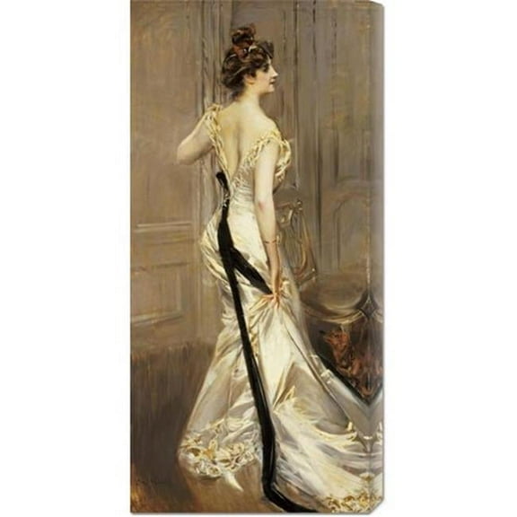 Bentley Global Arts dba American Walls GCS-265957-36-142 Giovanni Boldini 'The Black Sash' Stretched Canvas