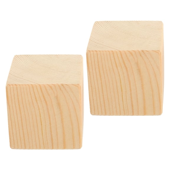 OATIPHO 2Pcs Wood Bed Risers Heavy Duty Furniture Riser with Easy Installation for Sofa Table