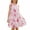 E045-Multicolor, variant on hengsof Girls Summer Sleeveless Beach Dress Floral Print Round Neck Cotton Soft Casual Sundress Sweet Princess Daily Wear for Kids