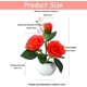 thumbnail image 2 of Lámpara LED de noche con forma de rosa, arreglo floral artificial realista, luces LED en macetas con rosas recargables por USB, lámpara de noche con rosas, lámpara decorativa para el hogar, la oficina, 2 of 7