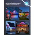 thumbnail image 4 of Cadena de luces para exteriores Qunlight 30 m RGBIC 66 modos IP67, 4 of 7