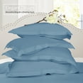 thumbnail image 6 of (3 pack) Nestl Pillow Sham Set of 2, Premium 1800 Series Double Brushed Bed Pillow Cases, Blue Heaven, King 20" X 36", 6 of 6