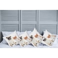 thumbnail image 2 of Ambesonne Pug Throw Pillow Cover 4 Pack, Kitten and Puppy Photo, 20", Orange White Cream, 2 of 7