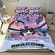 thumbnail image 1 of Dragones: Los Nueve Reinos Conjunto de sábanas temático, trío de piezas, cómodo y amigable con la piel, diseño único, regalo de decoración para el hogar para familiares, amigos y fans, 90 cm * 190 cm, 1 of 6