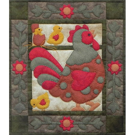 Spotty Rooster Wall Quilt Kit-13