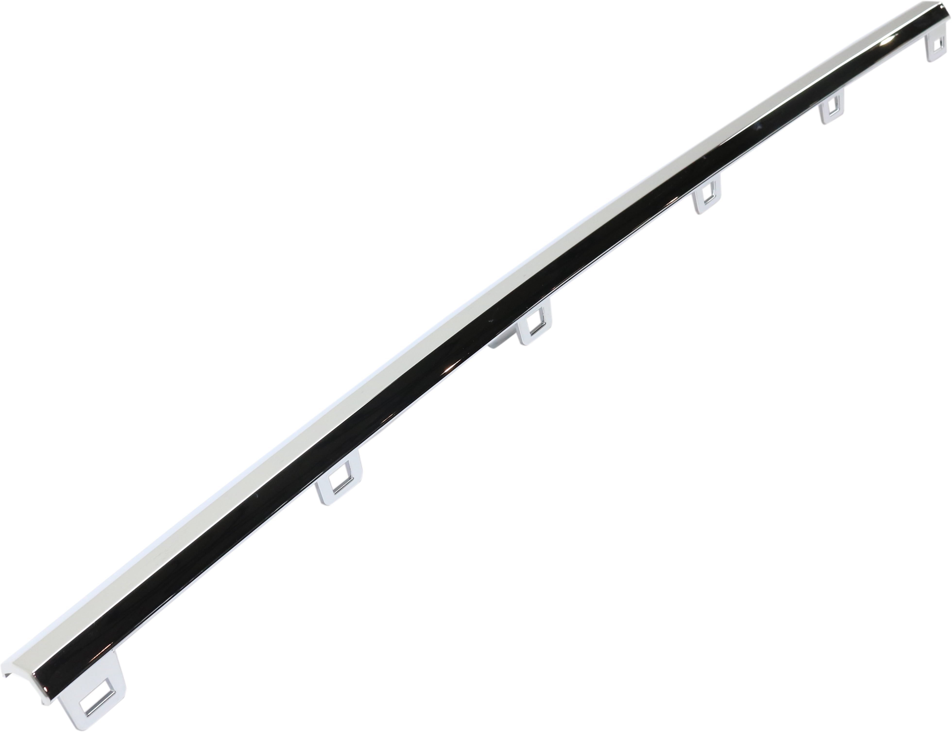 Bumper Trim Compatible With 2016-2017 GMC Terrain Rear, Center Chrome