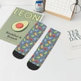 thumbnail image 7 of Pofeuu Fruit Ice Cream Print 30cm Socks, Adult Running Hiking Socks for Youth and Adult, 7 of 7