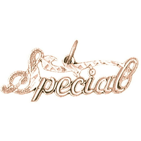 14K Rose Gold Special Pendant - 13 mm