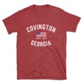 thumbnail image 1 of Covington Georgia Patriot Men's Cotton T-Shirt, 1 of 1