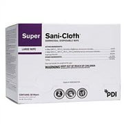 PDI Super Sani-Cloth Germicidal Disposable Wipes 50 Count Free Delivery !