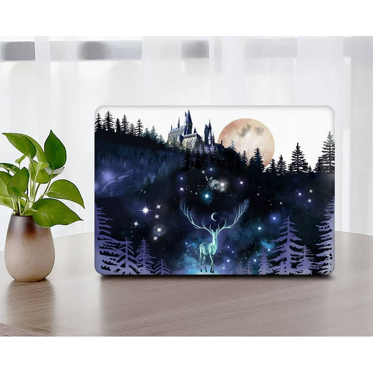 Hard Protective Case for MacBook Air 13.6 inch 2022 A2681 M2 Black Keyboard Cover Harry Potter Hogwarts