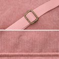 thumbnail image 4 of Yvsxxv Pink Large Corduroy Shoulder Bag, Vintage Casual Zippered Tote with Outside Pocket, 12.6*11.02*3.15inch, 4 of 7